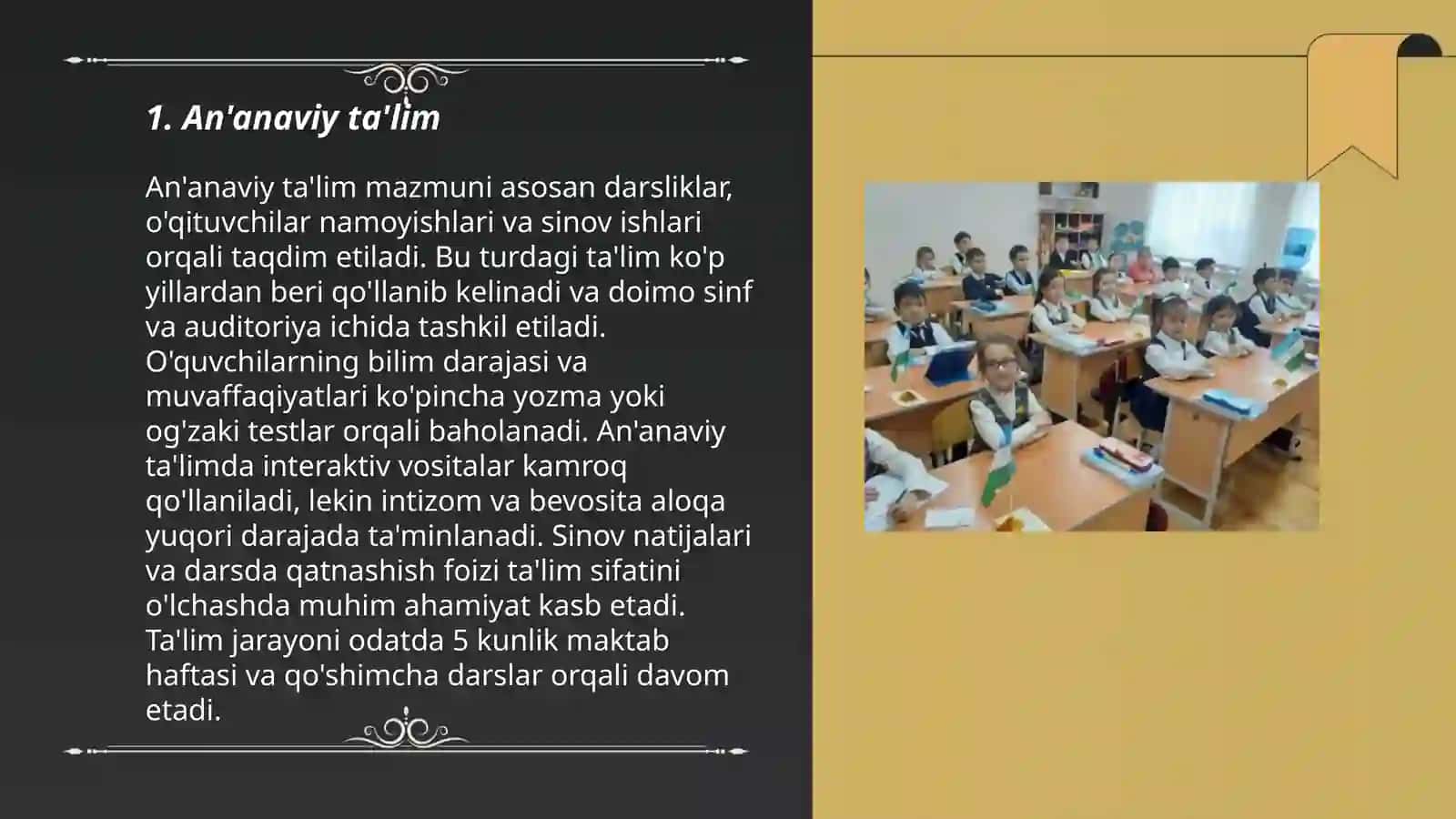 Ta'limni tashkil etish shakllari va turlari 3