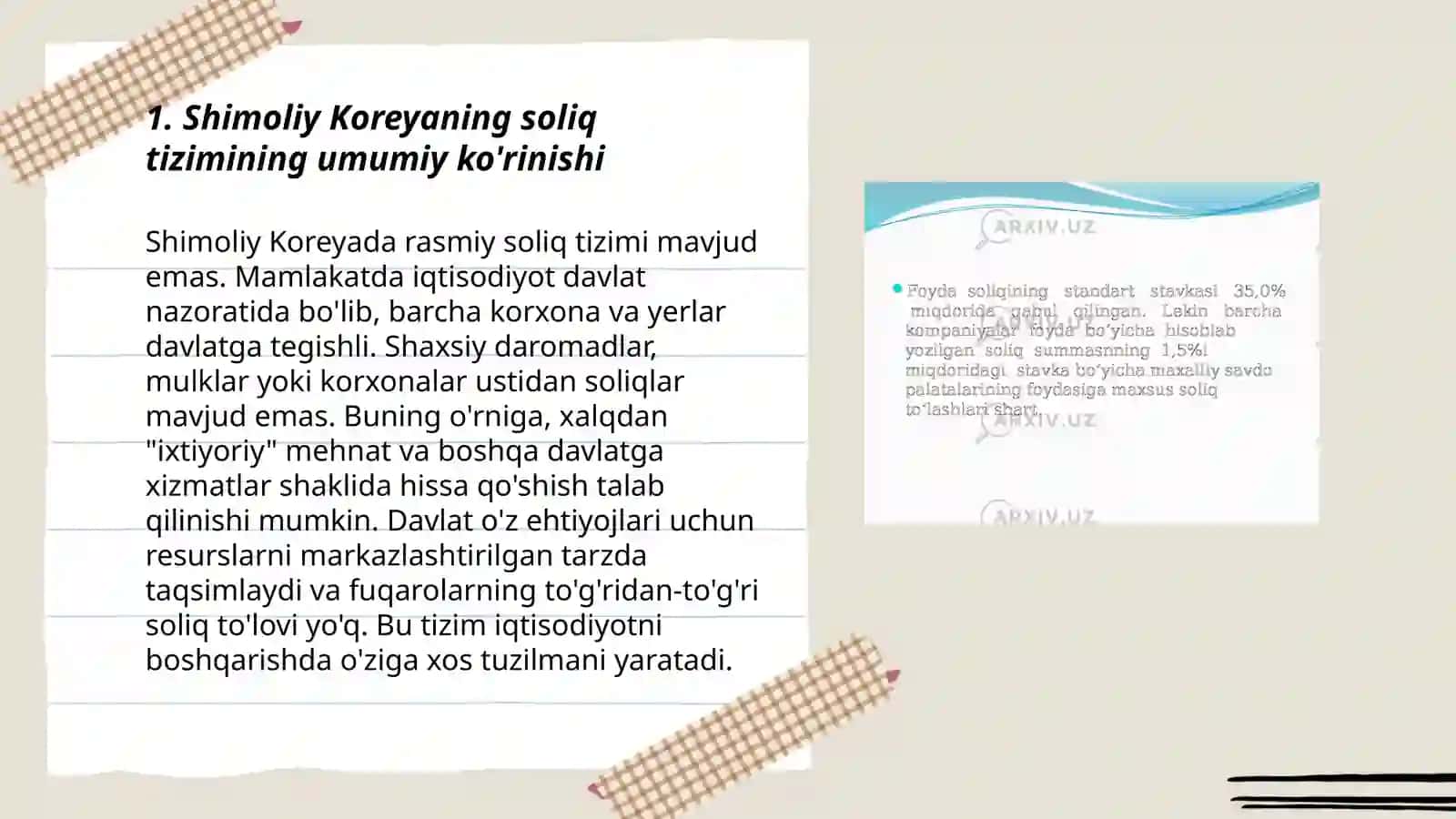 Shimoliy Koreyaning soliq tizimi 3