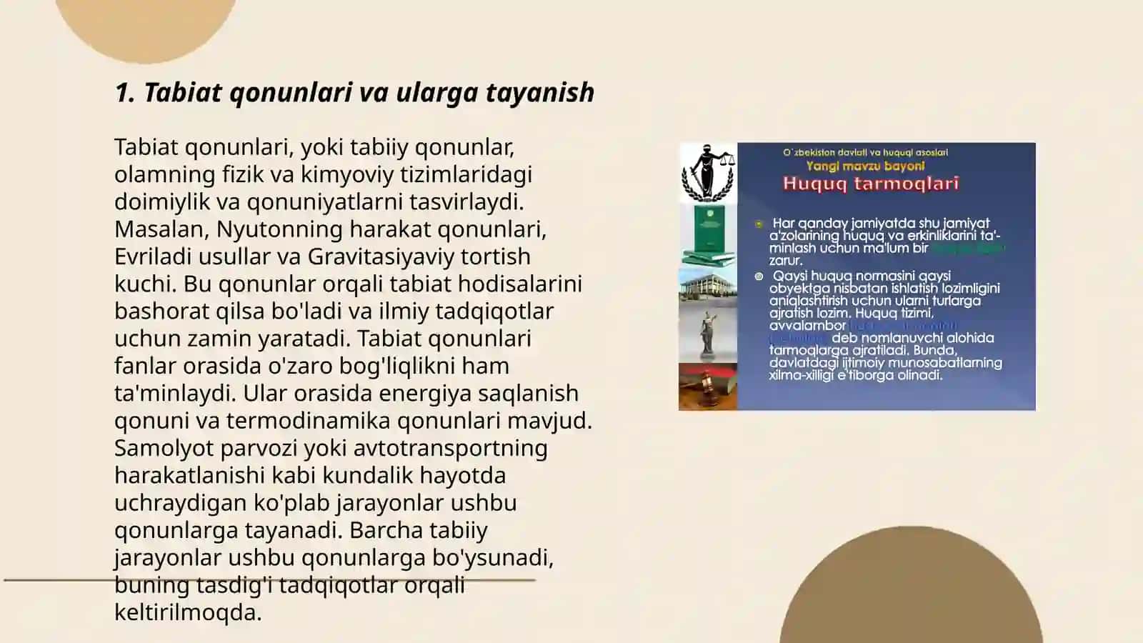 Tabiat va jamiyat qonunlari 3