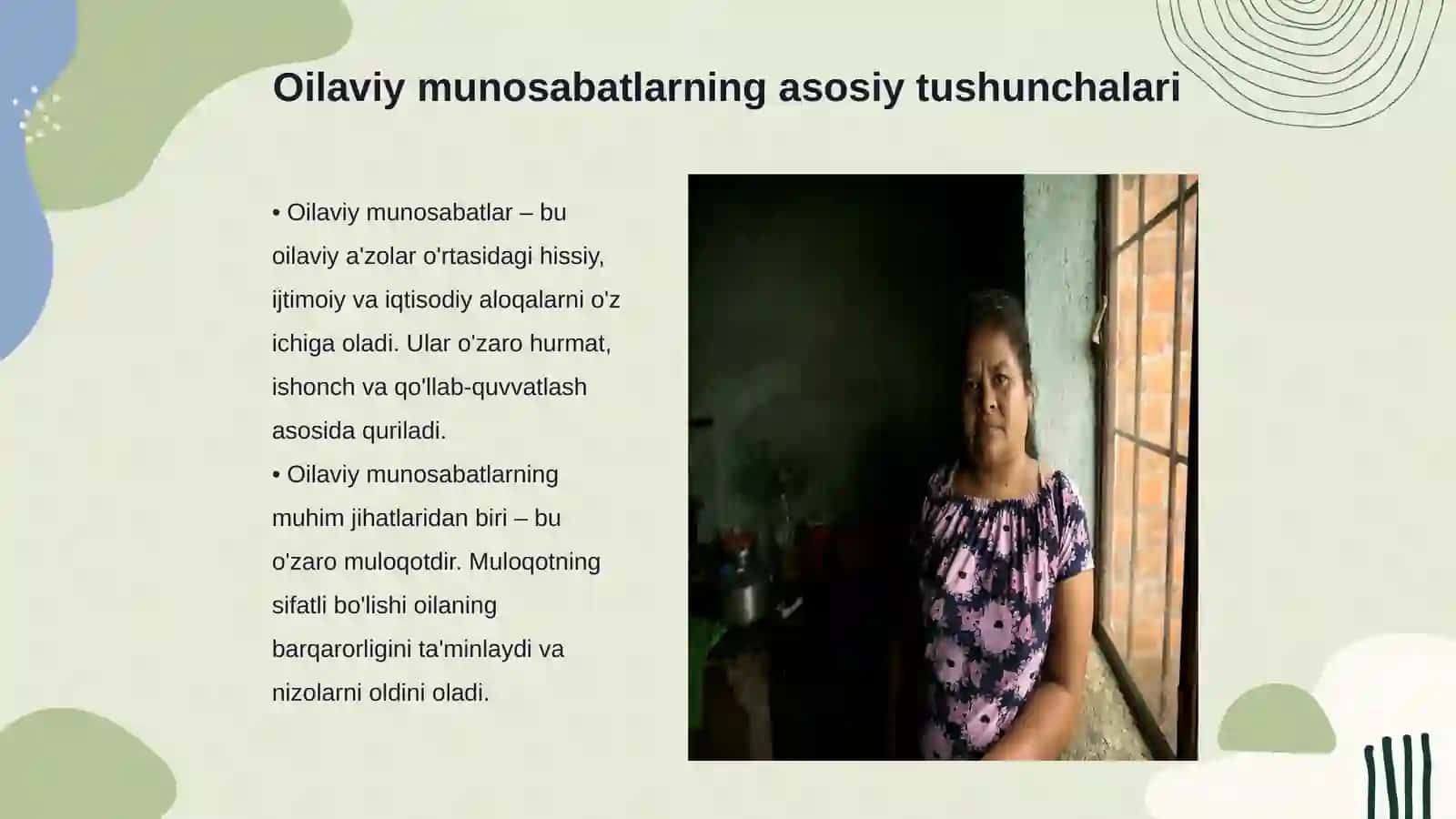 Oilaviy shaxslaro munosabatlarning muammolari, oilaviy nizolar 3