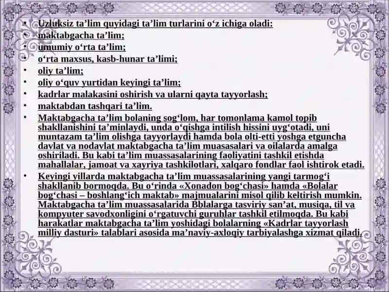 Maktabgacha Ta'lim 3