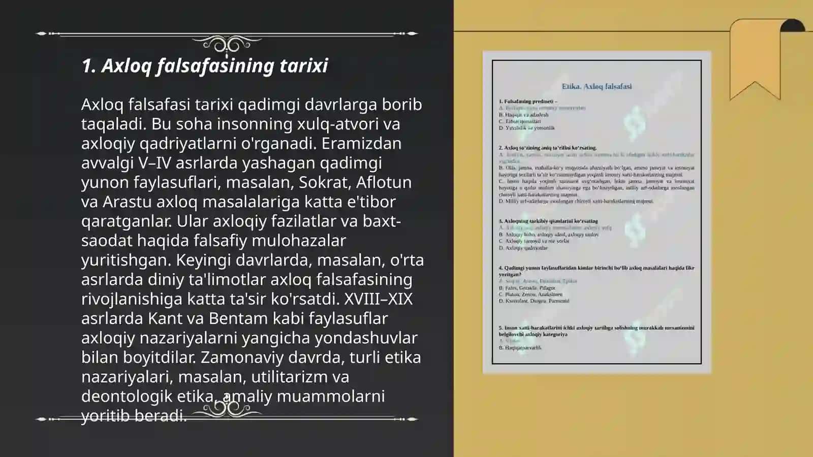 Axloq falsafasi 3
