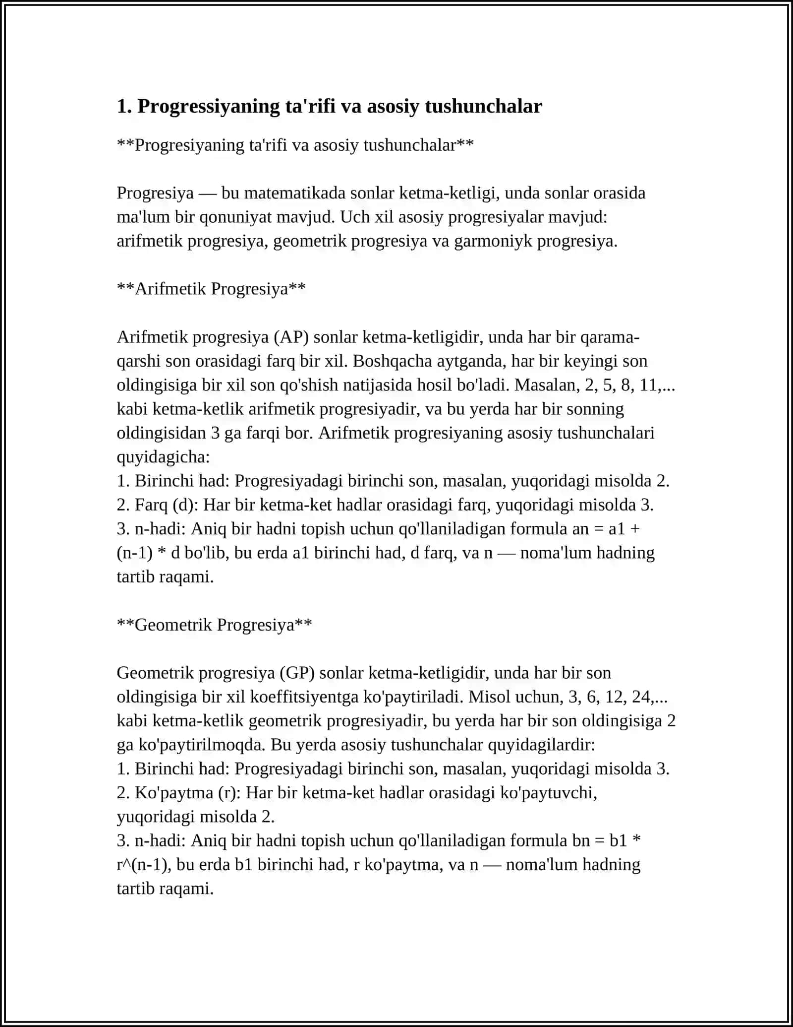 PROGRESSIYA 3