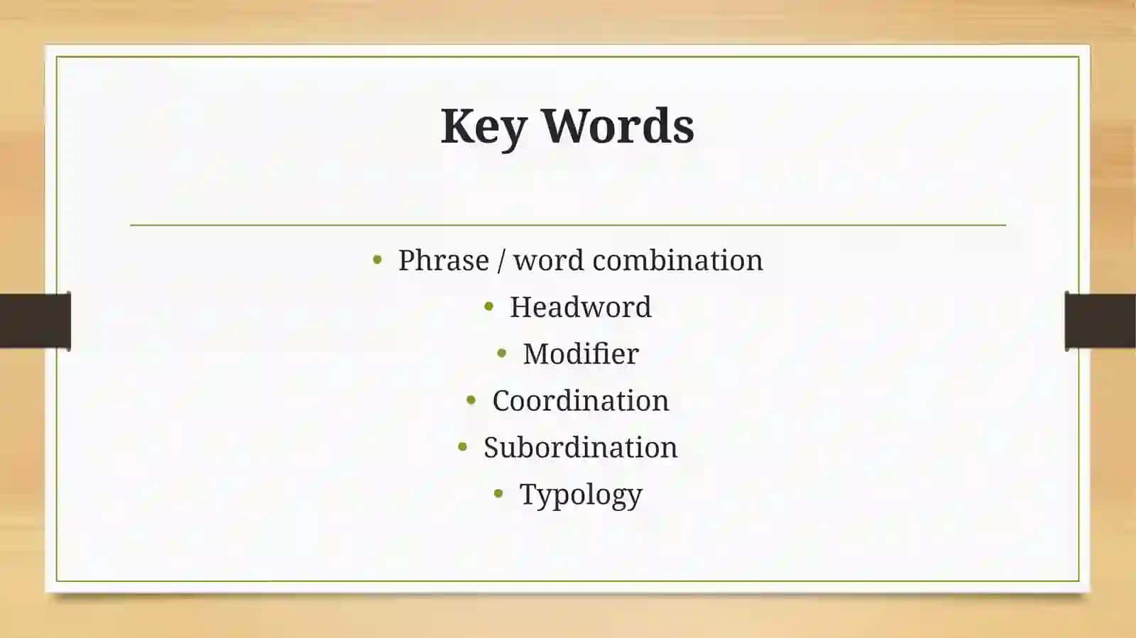 Typology of Phrases / Word Combinations 3