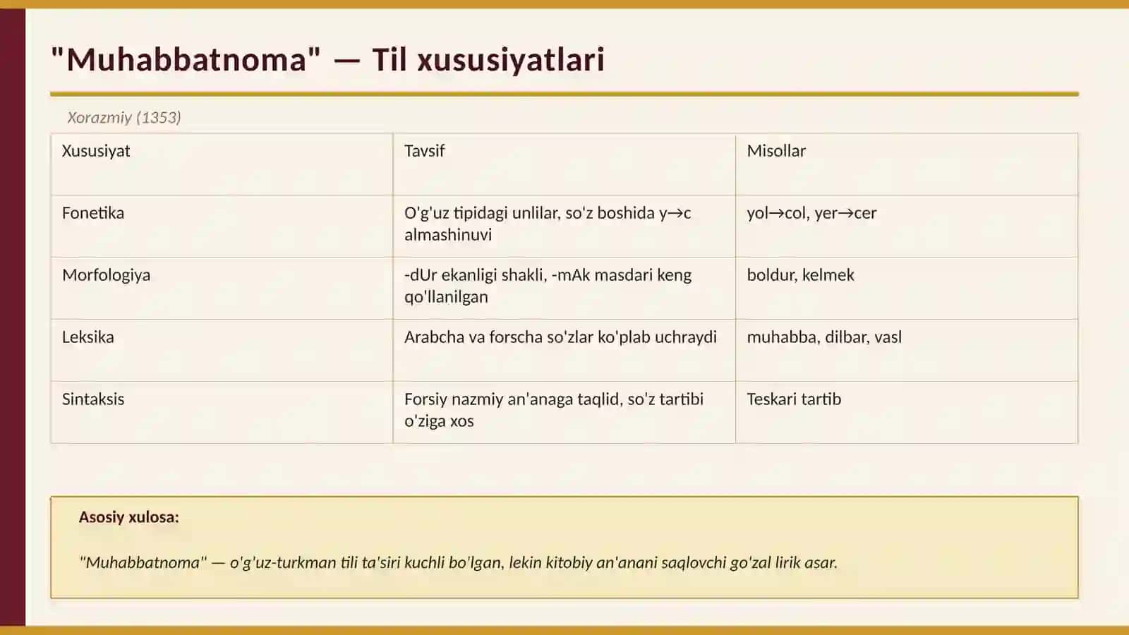 O'RTA ASR TURKIY ADABIY TILI 3