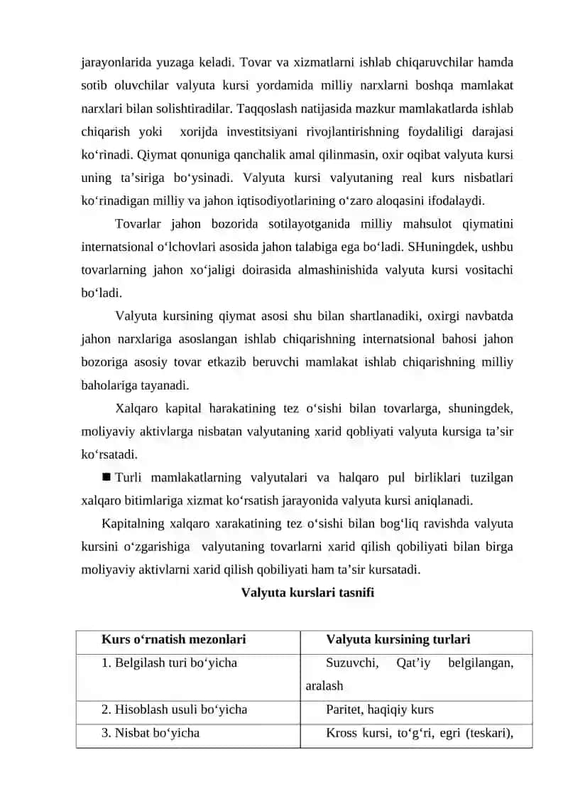 BANKLARDA VALYUTA OPERATSIYALARI HISOBI 3