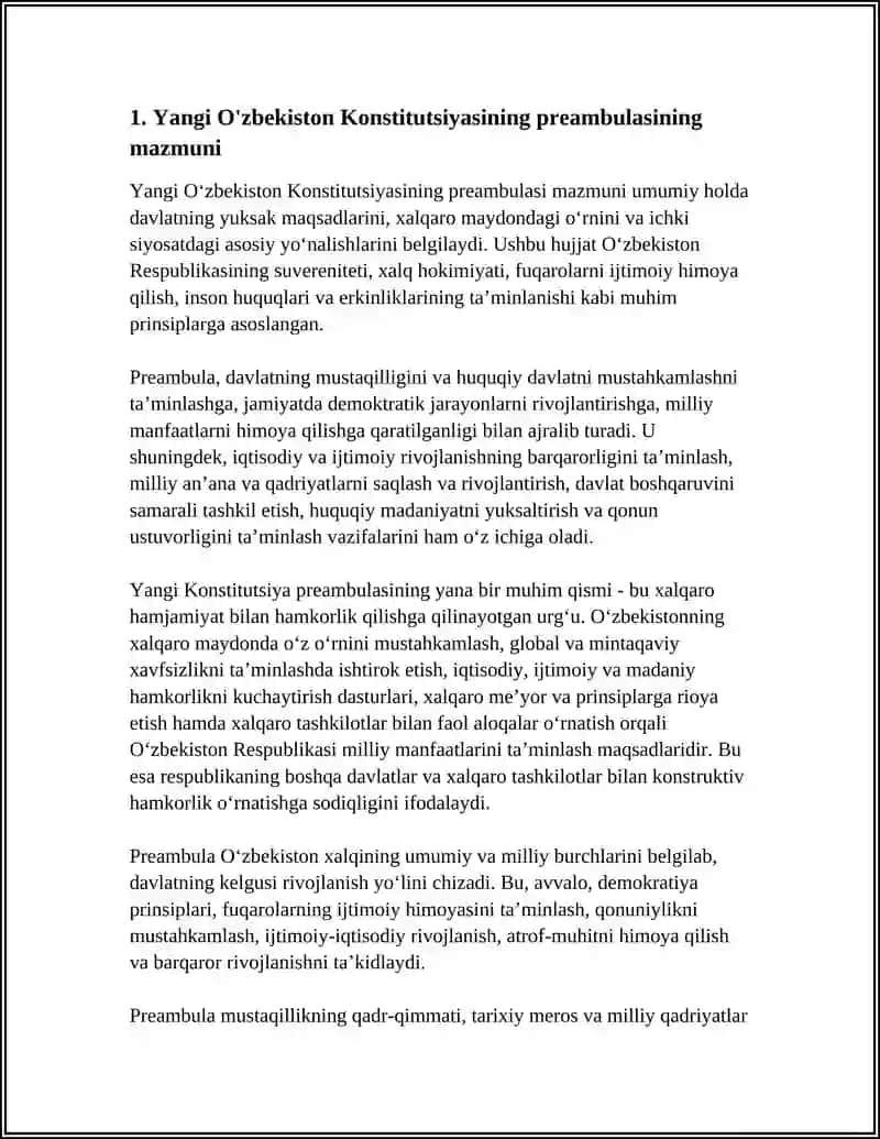 Yangi O'zbekiston Konstitutsiyasi 3