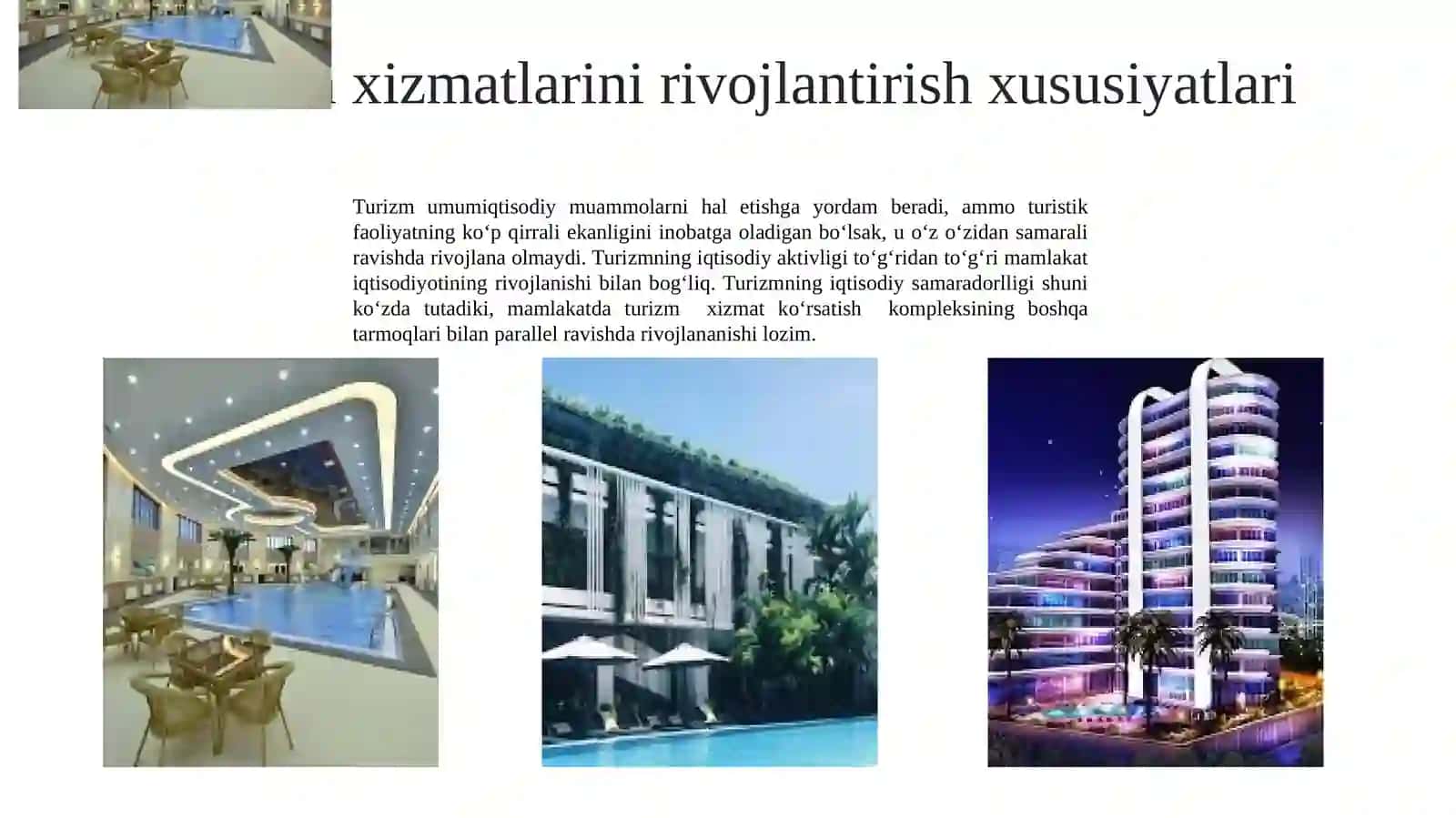 Turizmxizmatlarinirivojlantirishxususiyatlari 3
