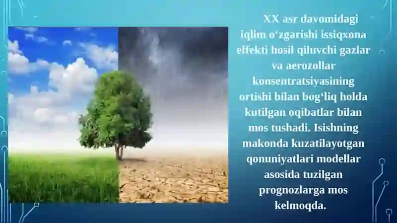 Iqlim o‘zgarishlari haqida 3