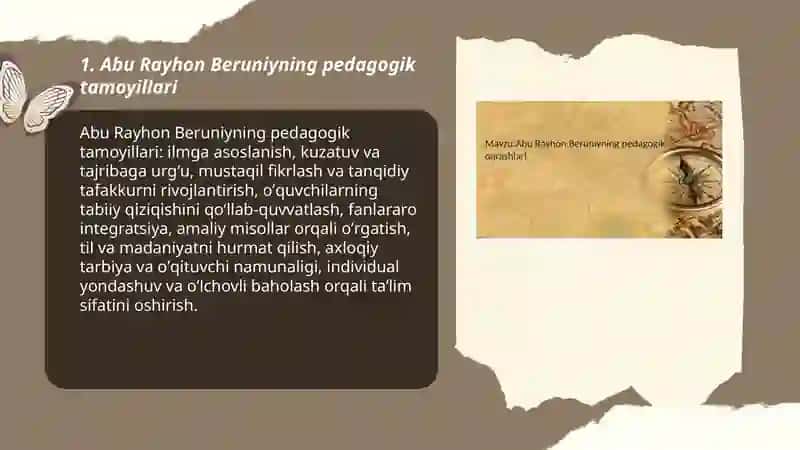 Abu Rayhon Beruniyning Pedagogik Qarashlari 3