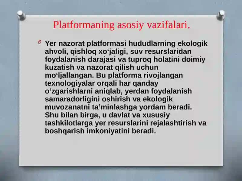 YER NAZORAT PLATFORMASINING ISHLASH TAMOYILI 3