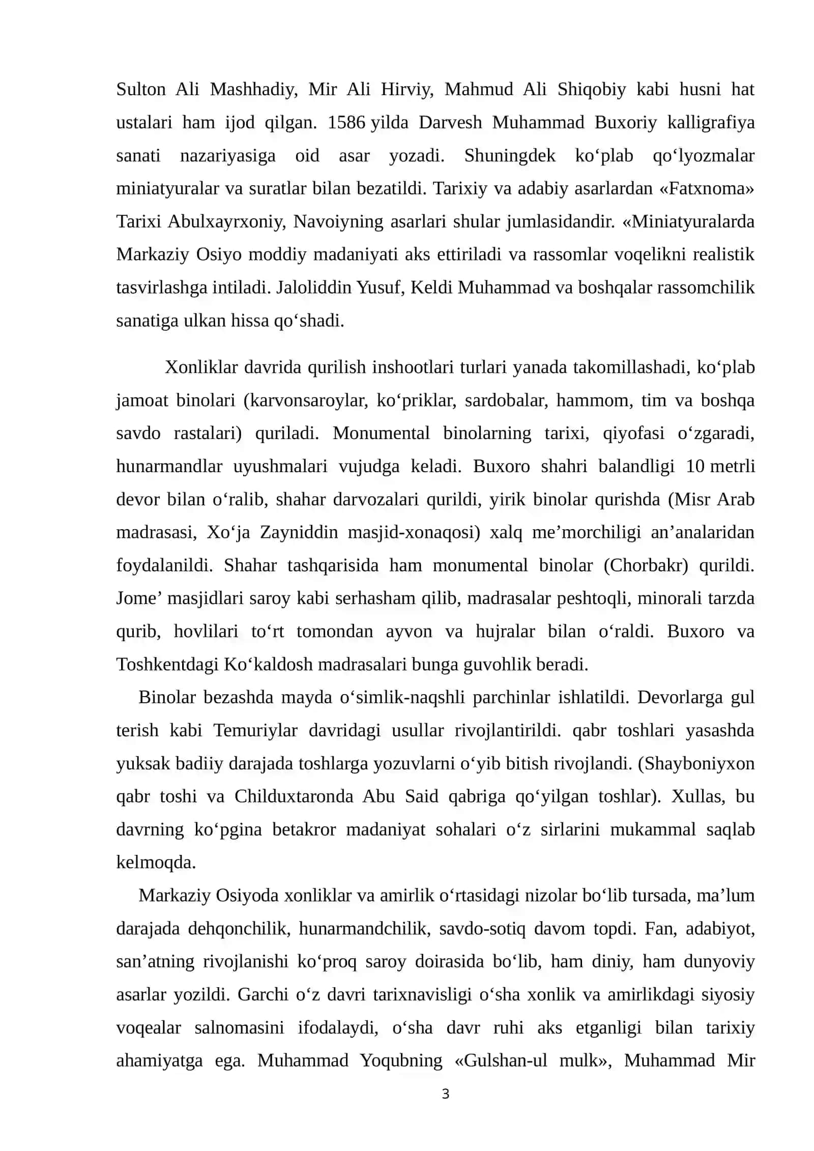 Markaziy Osiyo madaniyati 3
