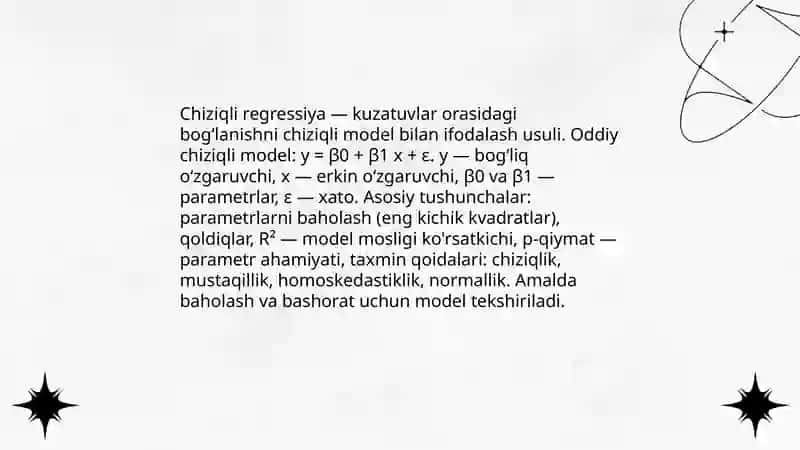 Chiziqli Regressiya 3