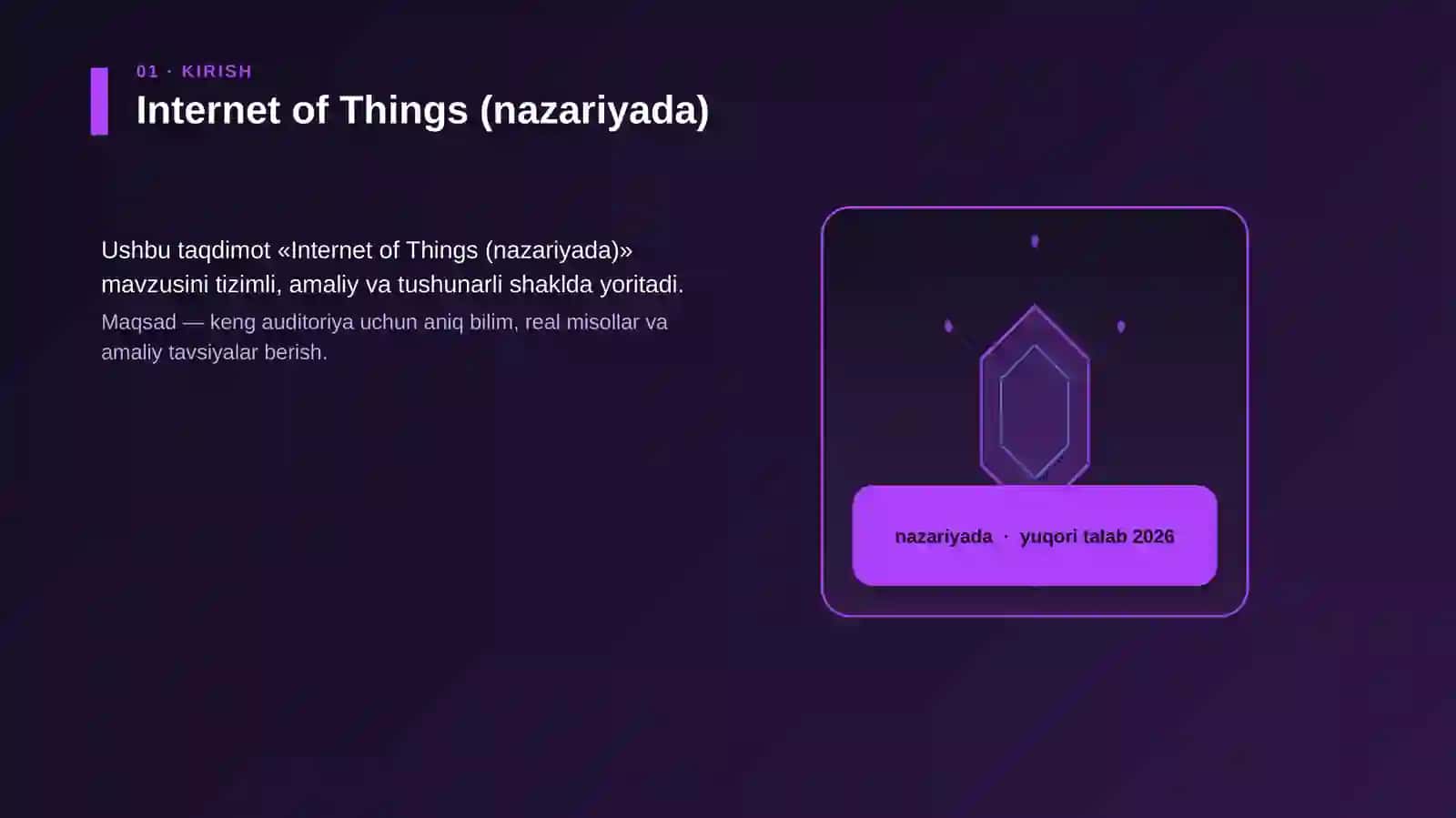 Internet of Things (nazariyada) 3