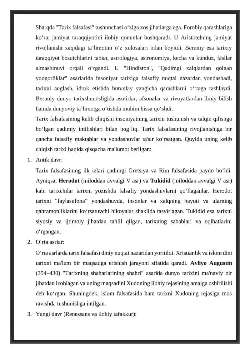 TARIX FALSAFASI VA SIVILIZATSIYA MADANIYATI 3