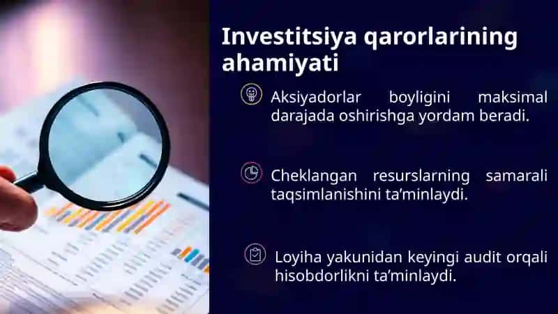 Investitsion qarorlar 3
