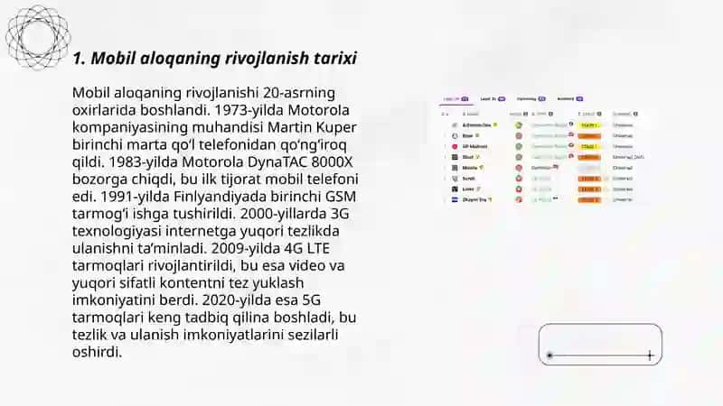 Mobil tarmoqlarni rivojlantirish tamoyillari 3