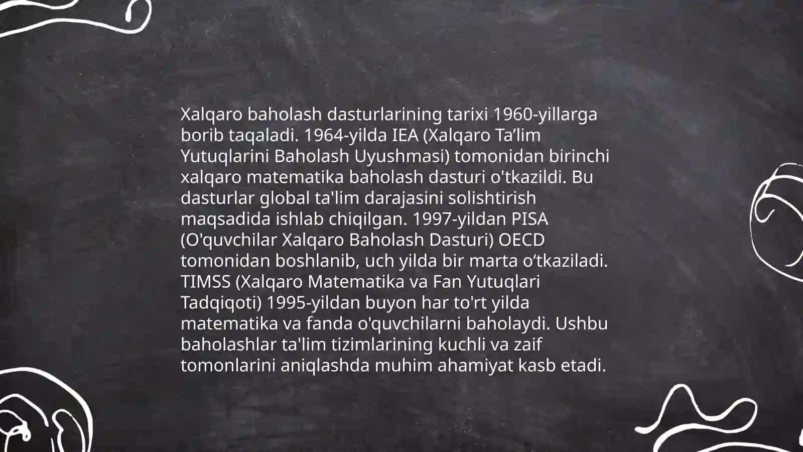 Xalqaro baholash dasturlari 3