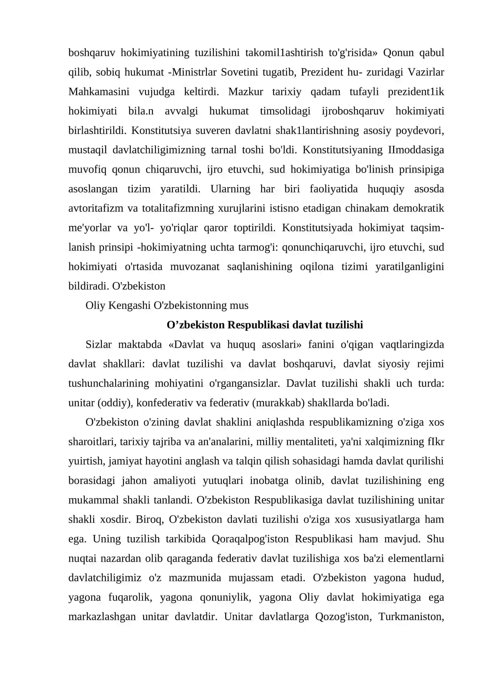 O'zbekiston Respublikasi davlat tuzilishi 3