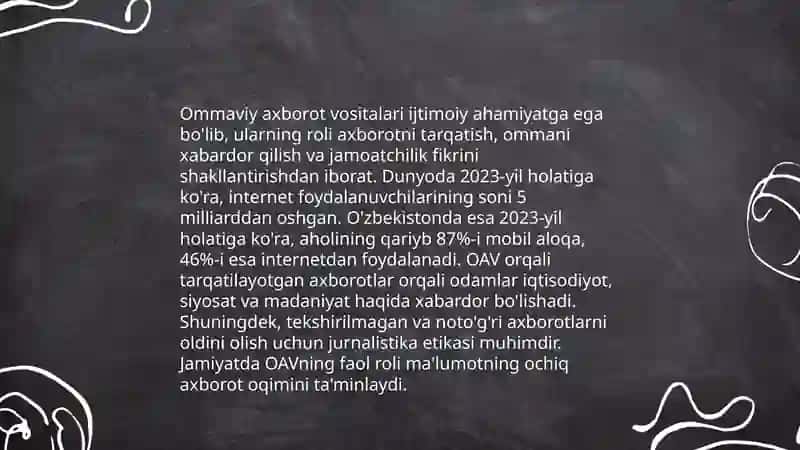 Media sohasining tuzilishi va taʼsiri 3