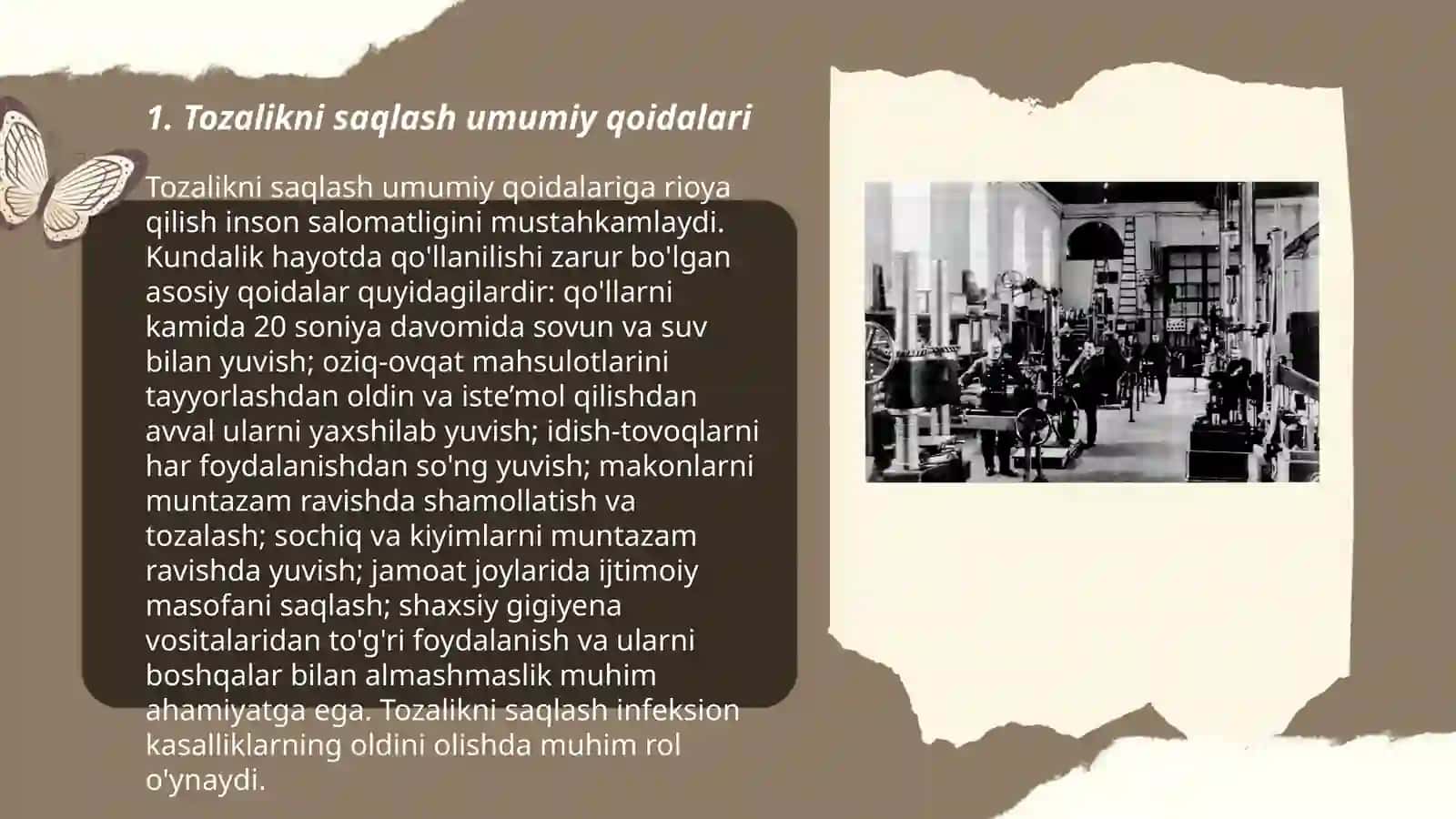 Tozalikni saqlash umumiy qoidalari 3