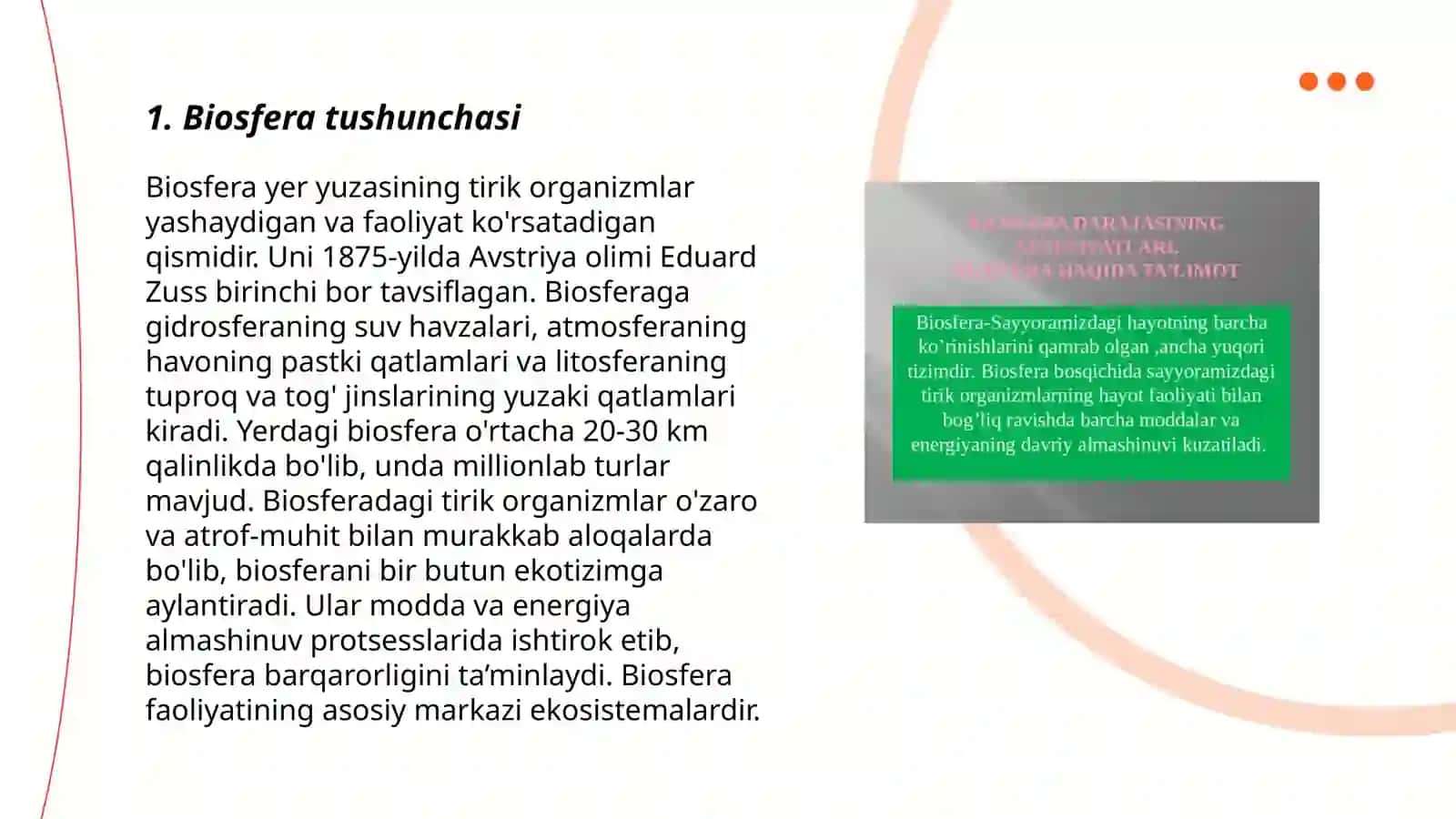 Biosfera haqida tushuncha 3