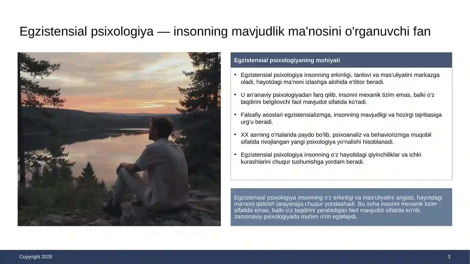 Shaxs Egzistensial Psixologiyasi 3