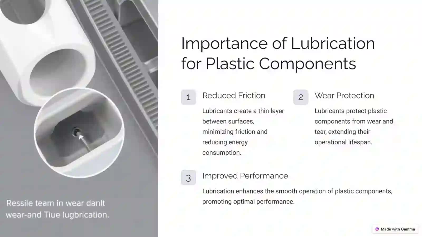The Crucial Role of Plastic Lubricants 3