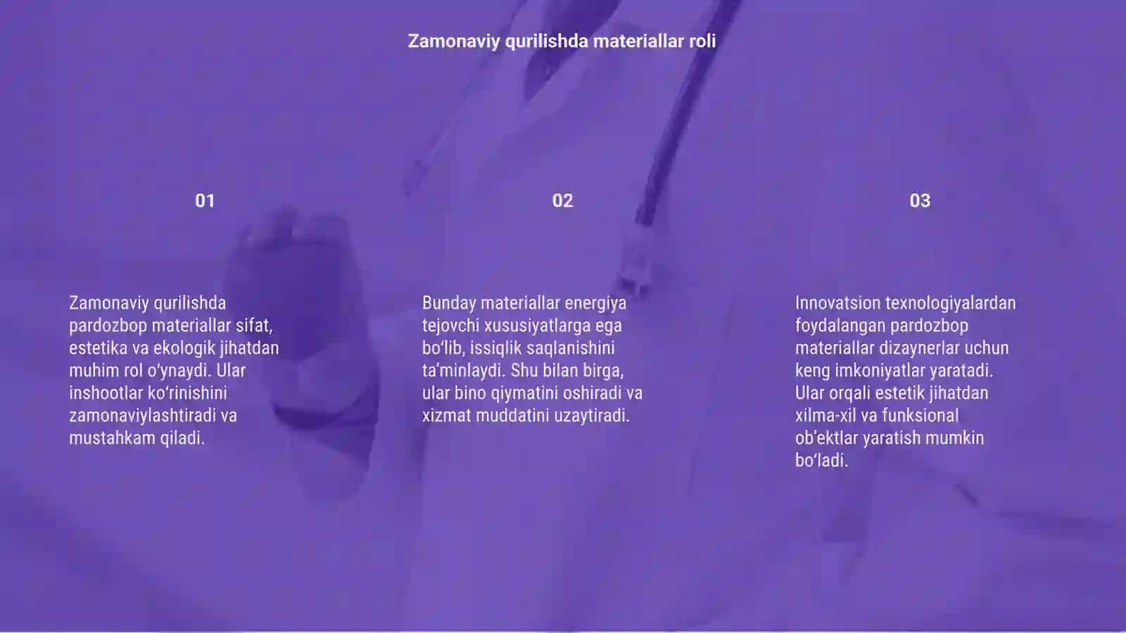 Zamonaviy pardozbop qurilish materiallari 3