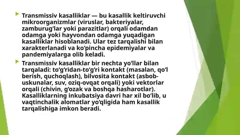Transmissiv Kasalliklar 3