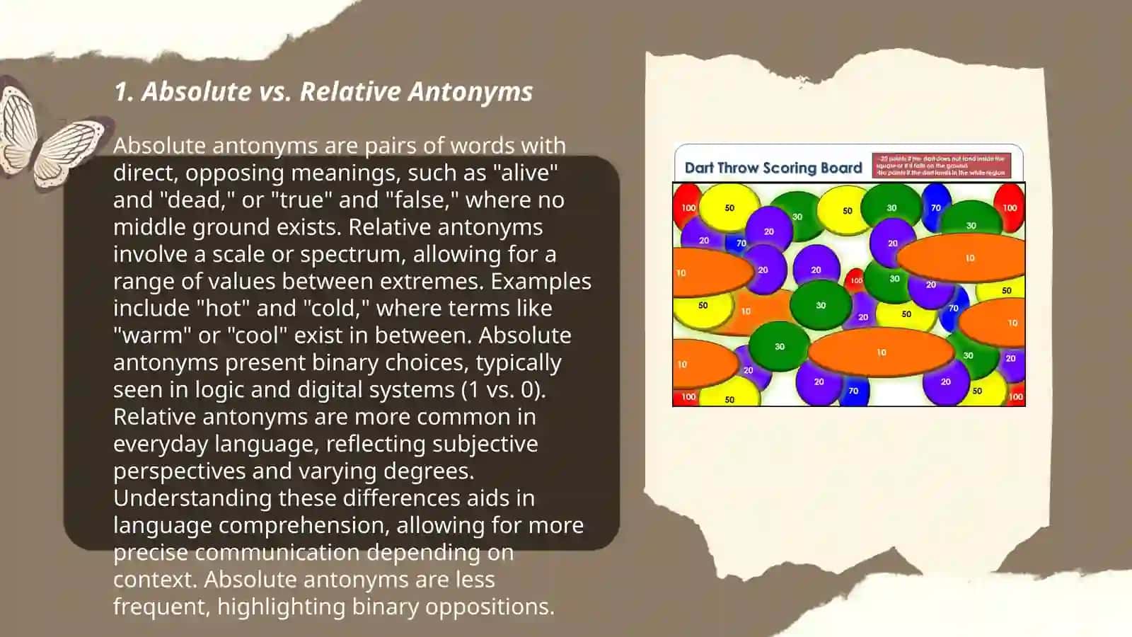 Some debatable points of antonyms 3