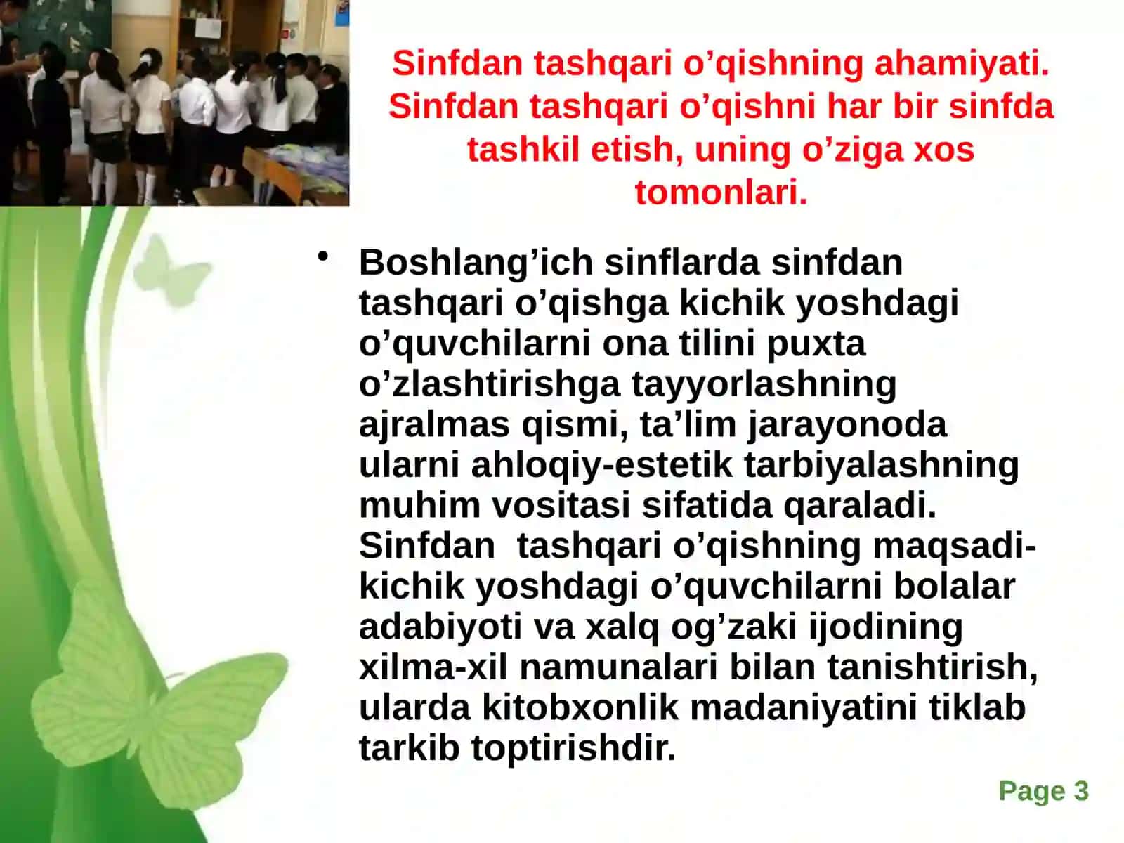Sinfdan tashqari tarbiyaviy mashg‘ulotga tayyorlanish 3