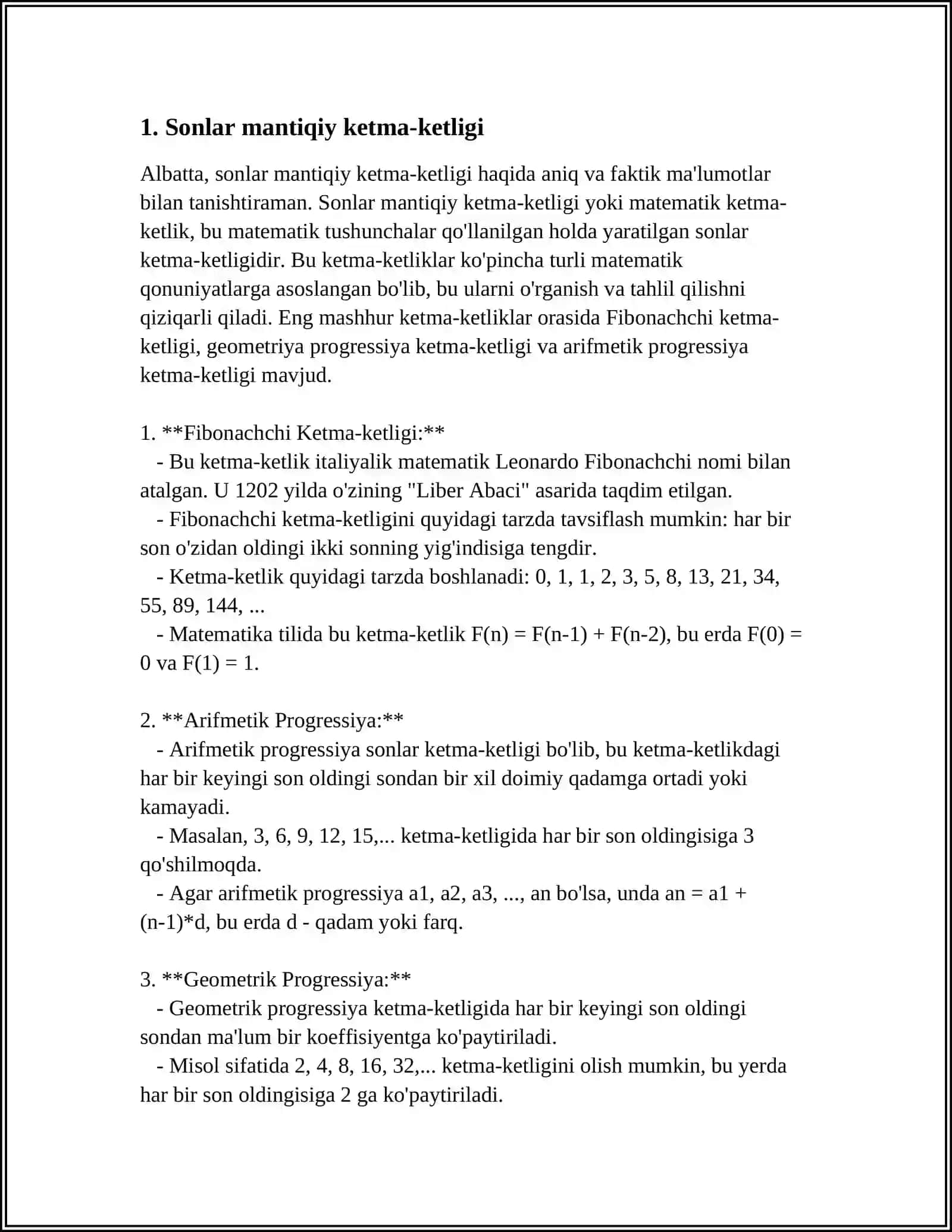 QIZIQARLI MATEMATIK MASALA VA TOPSHIRIQLAR TOʻPLASH 3