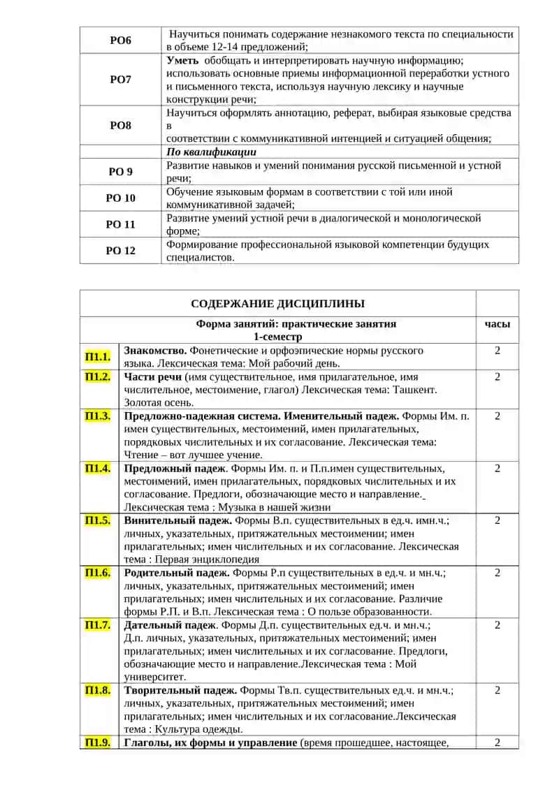 Русский язык 3