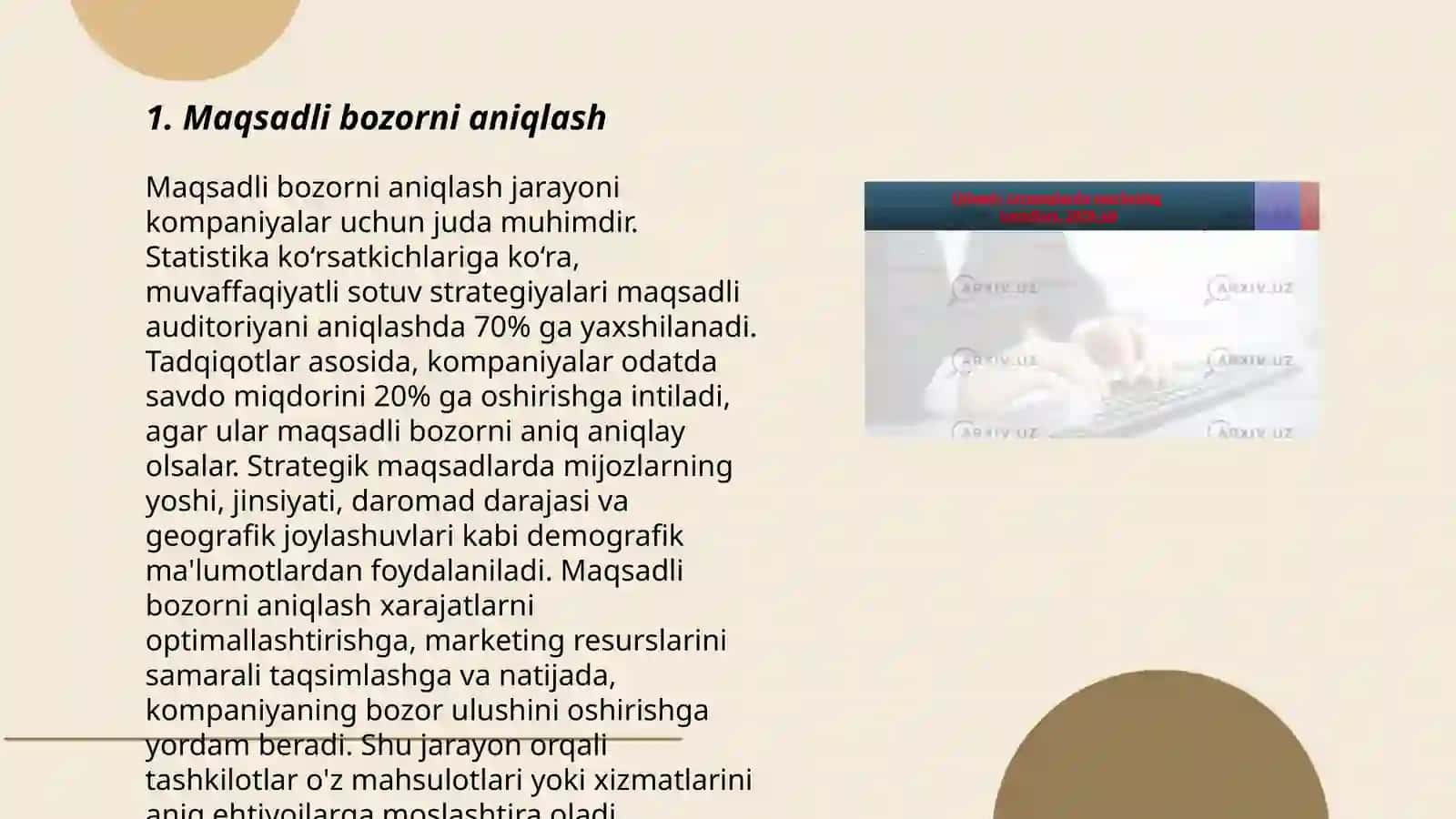 Maqsadli Marketing 3