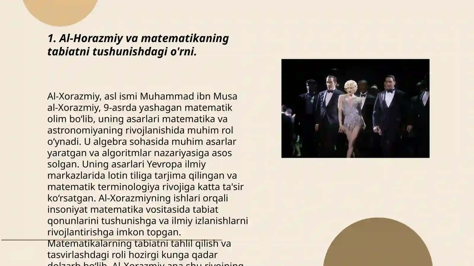 Al-Horazmiy va matematikaning tabiatni tushunishdagi o'rni 3