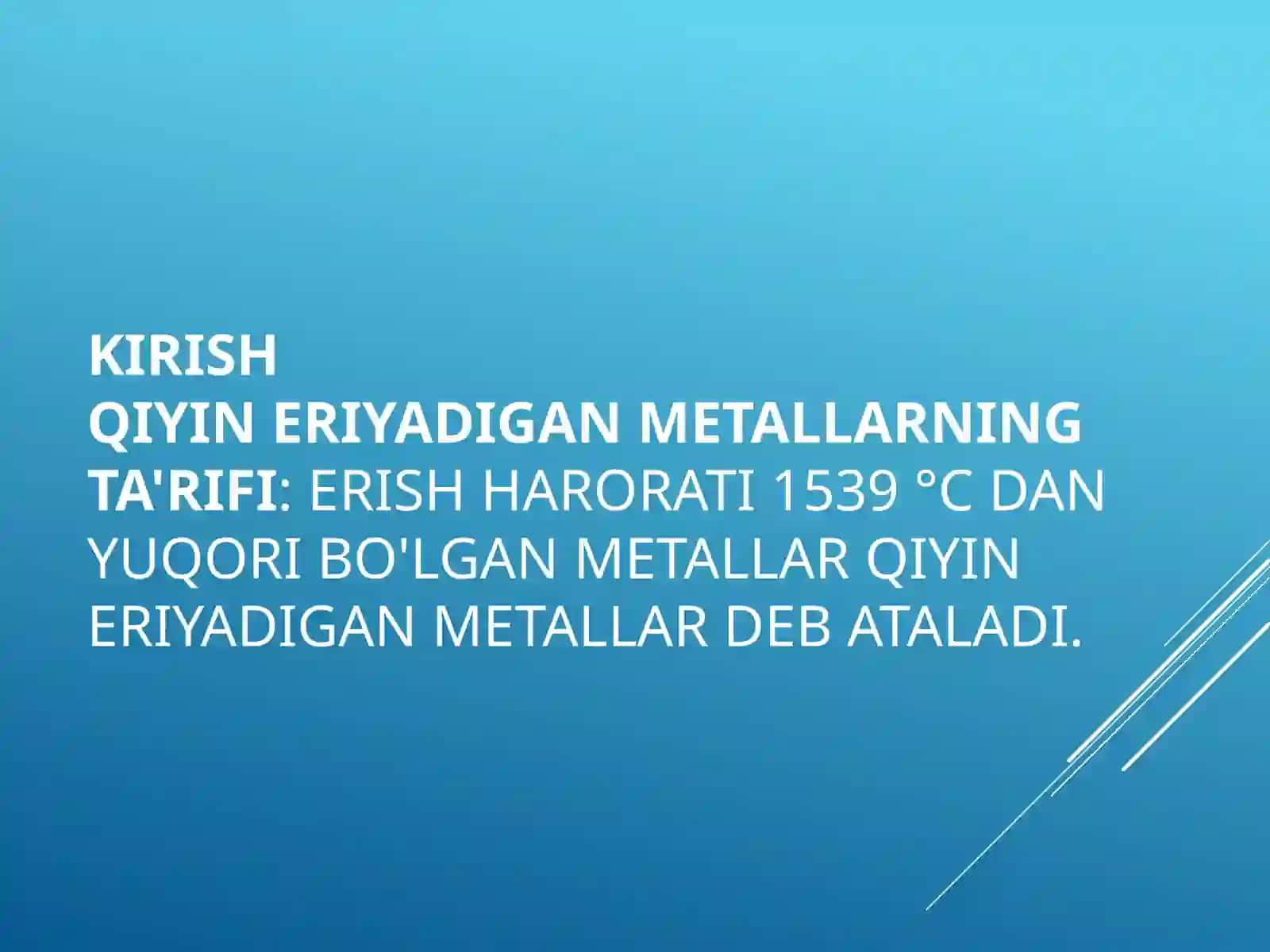 QIYIN ERIYADIGAN METALLAR 3