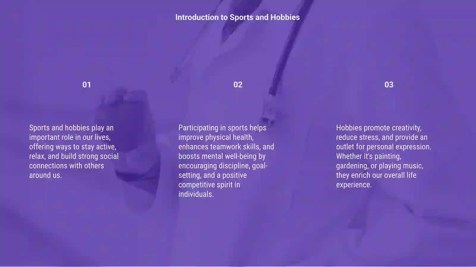 Sports and Hobbies 3