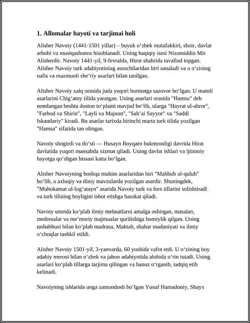 ALLOMALAR DIM TOʻGʻRISIDA 3