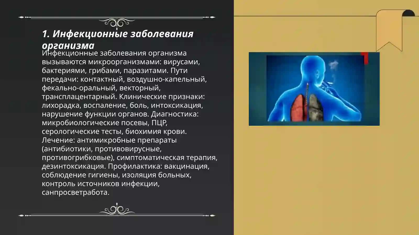 Инфекционные заболевания организма 3