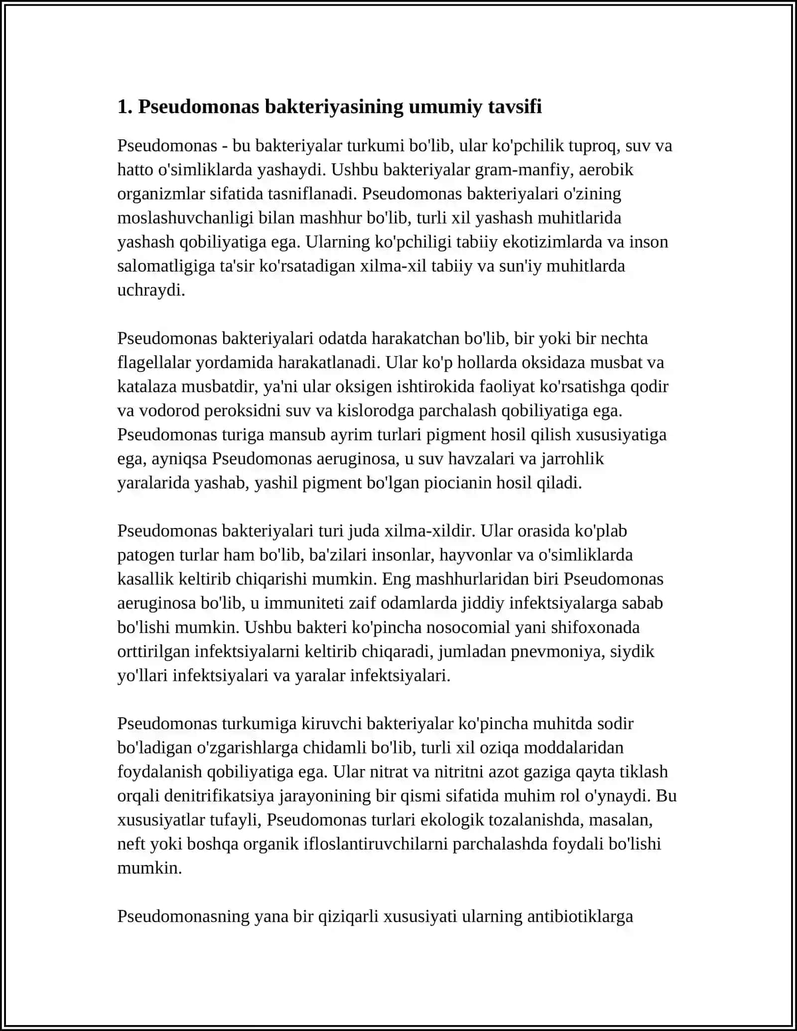 PSEUDOMONAS BAKTERIYASI 3