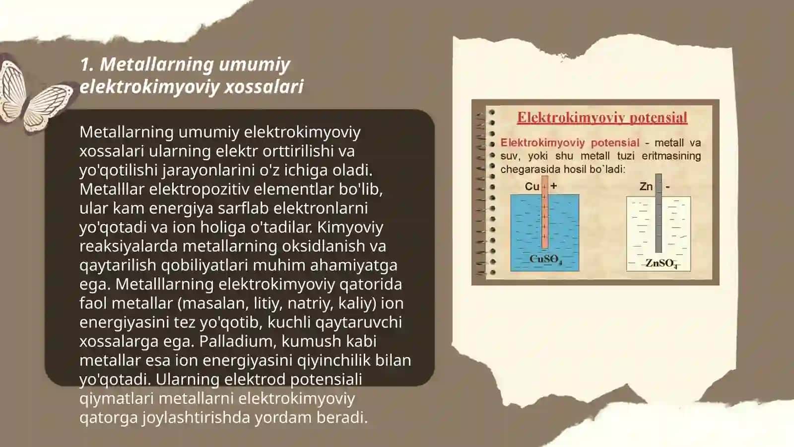 Metallarning elektrokimyoviy xossalari 3