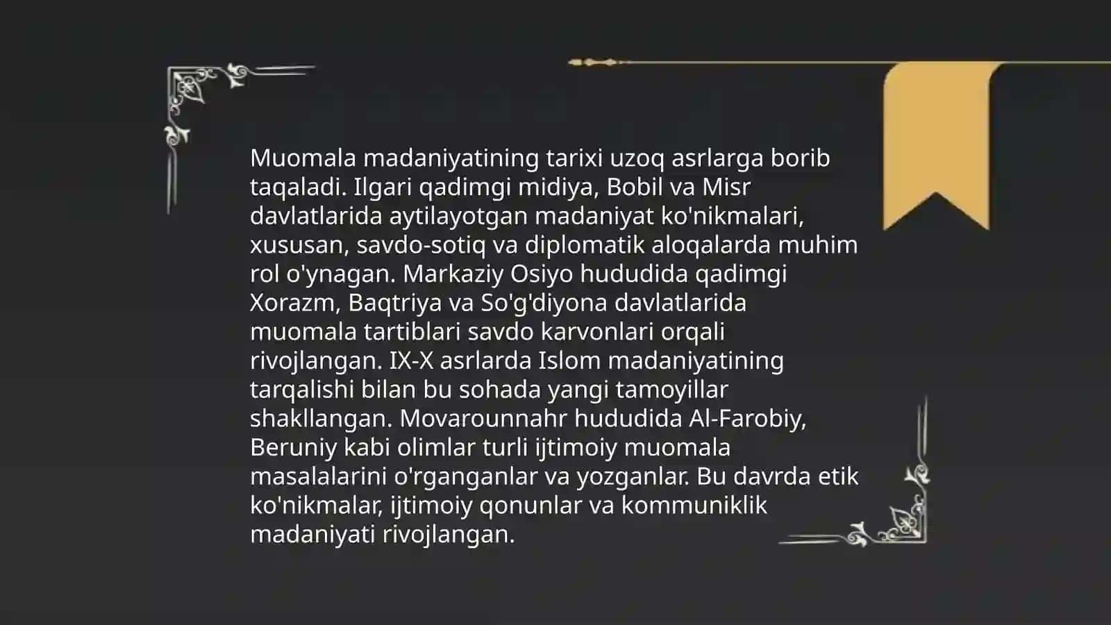 O'zbek xalqining muomala madaniyati 3