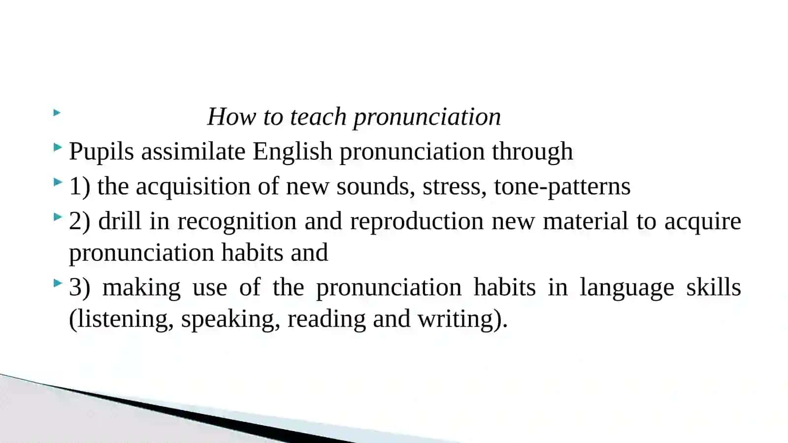 Technologies of teaching pronunciation 3