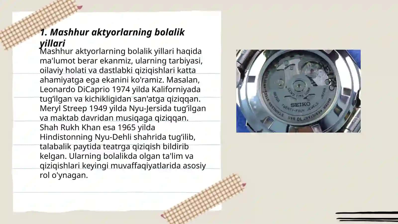 Mashhur aktyorlarning bolalik yillari 3