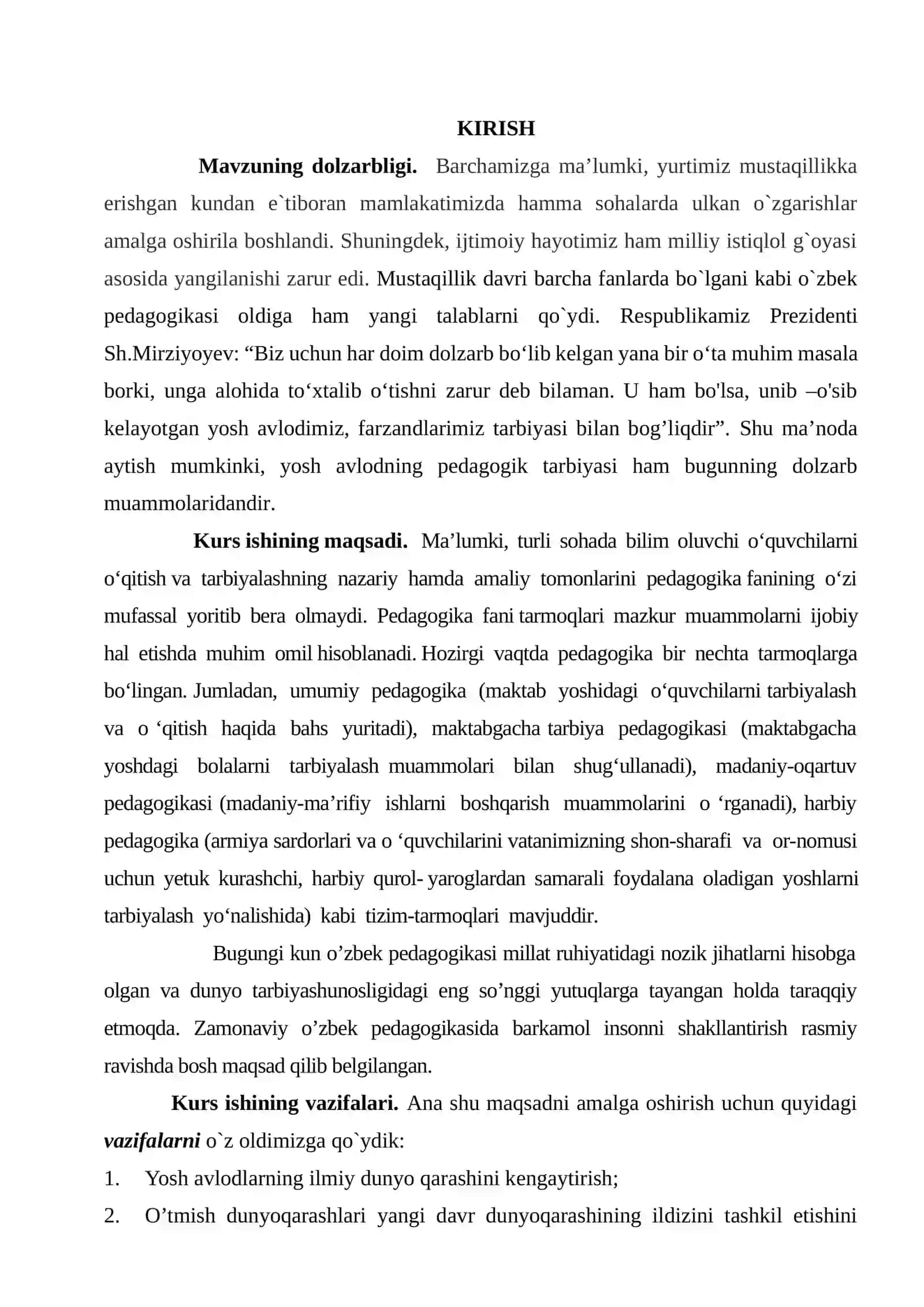 XIX asrning 2-yarmi - XX asrda jahon pedagogika fanining rivoji 3
