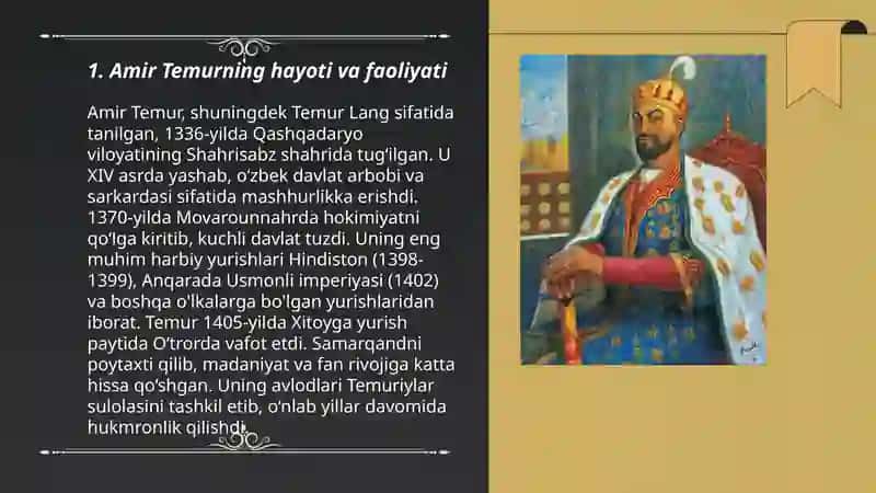 Amir Temur buyuk davlat arbobi 3