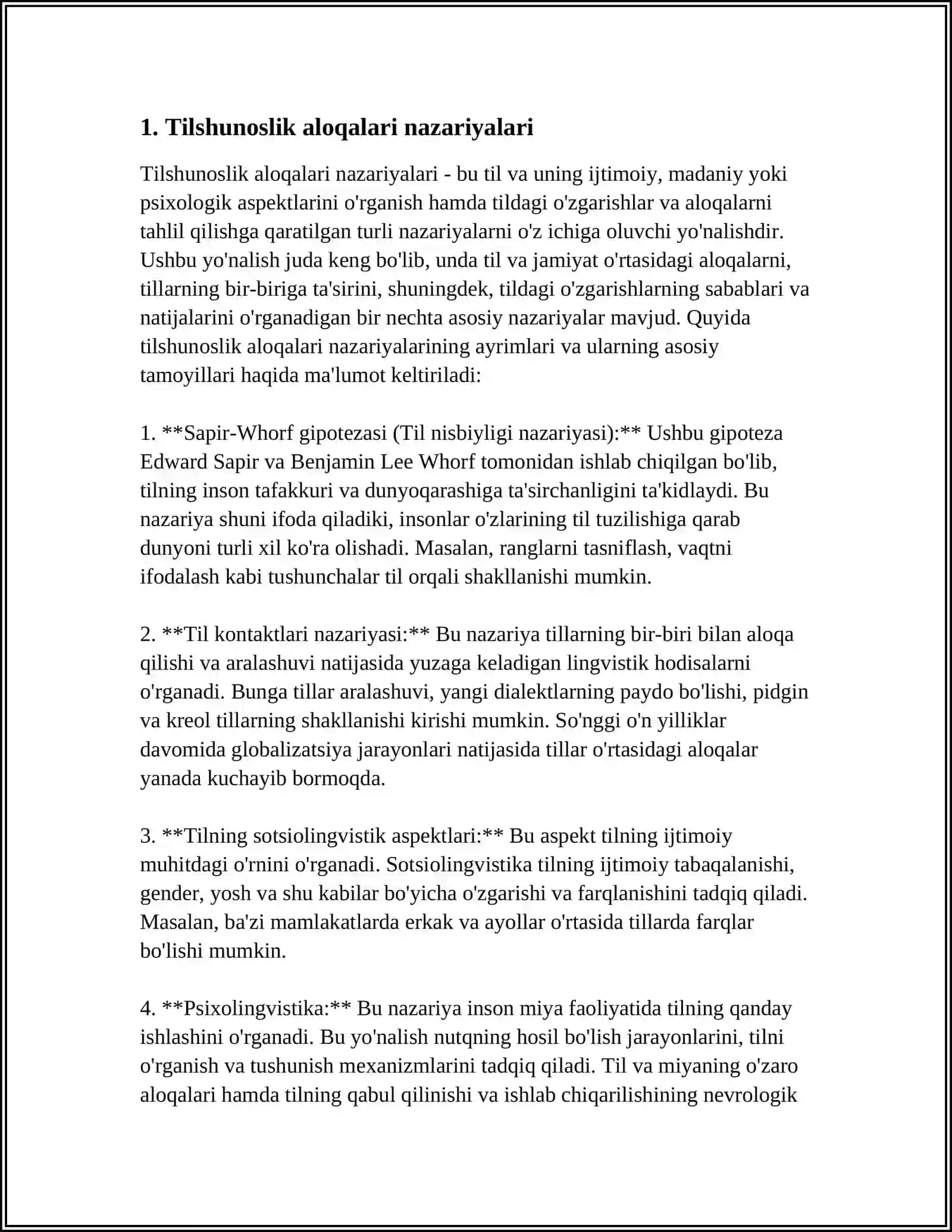 TILSHUNOSLIK ALOQALARI 3