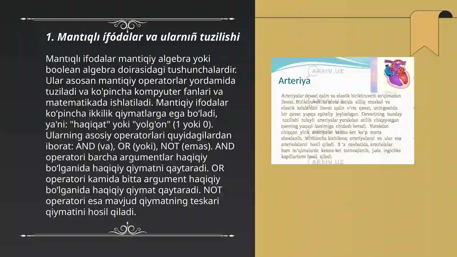 Matematika Mantiqiy amallarning qonunlari 3