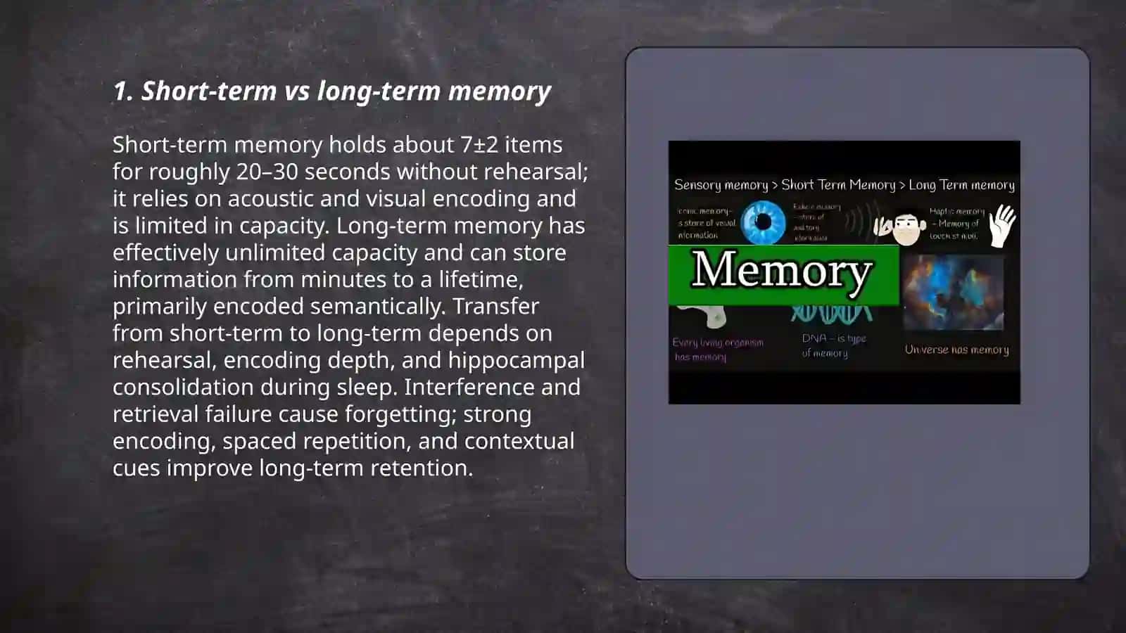 5 facts about memory 3